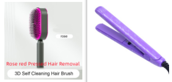 Self Cleaning Hair Brush For Women