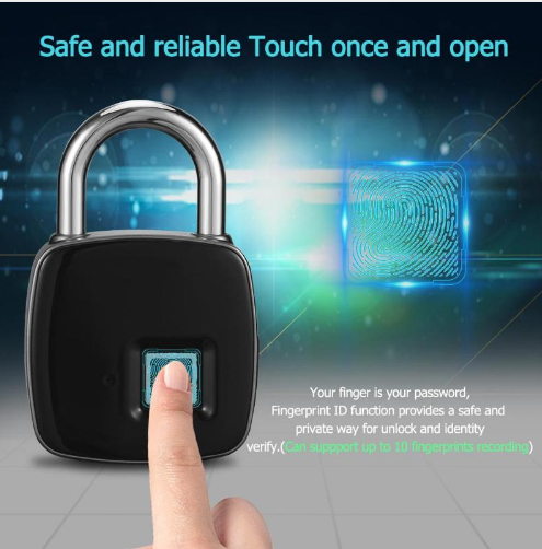 Fingerprint padlock 2.0