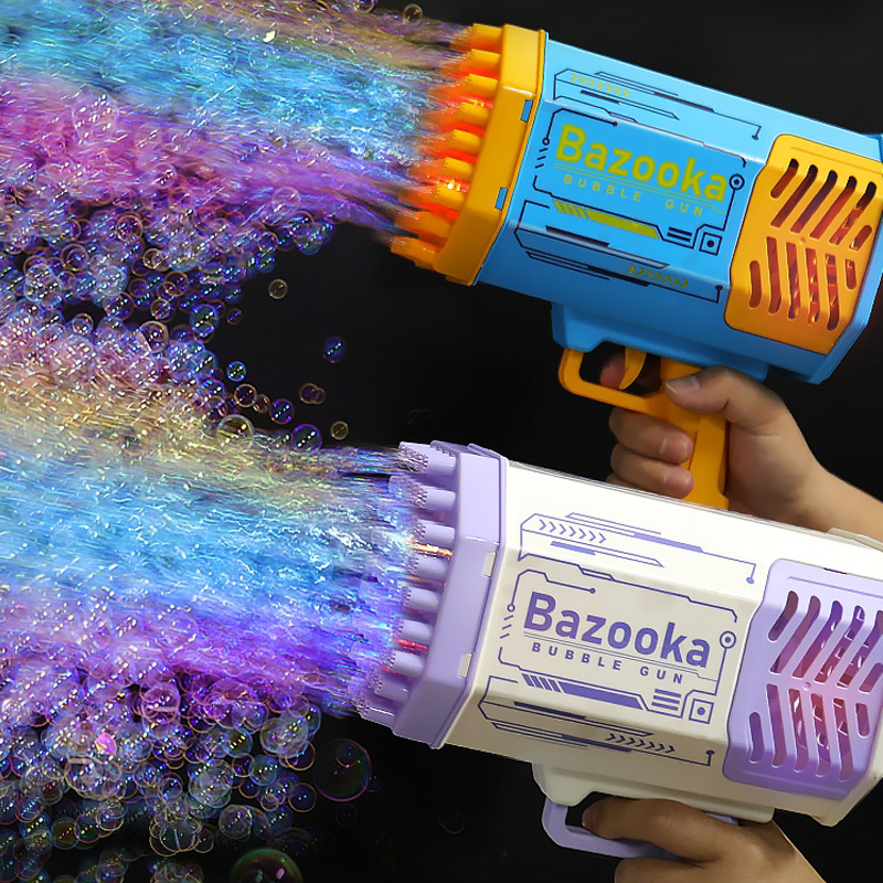 Bubble Gun Rocket 69 Holes Soap Bubbles