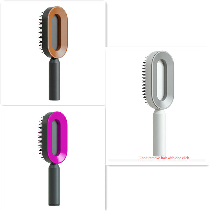 Self Cleaning Hair Brush For Women