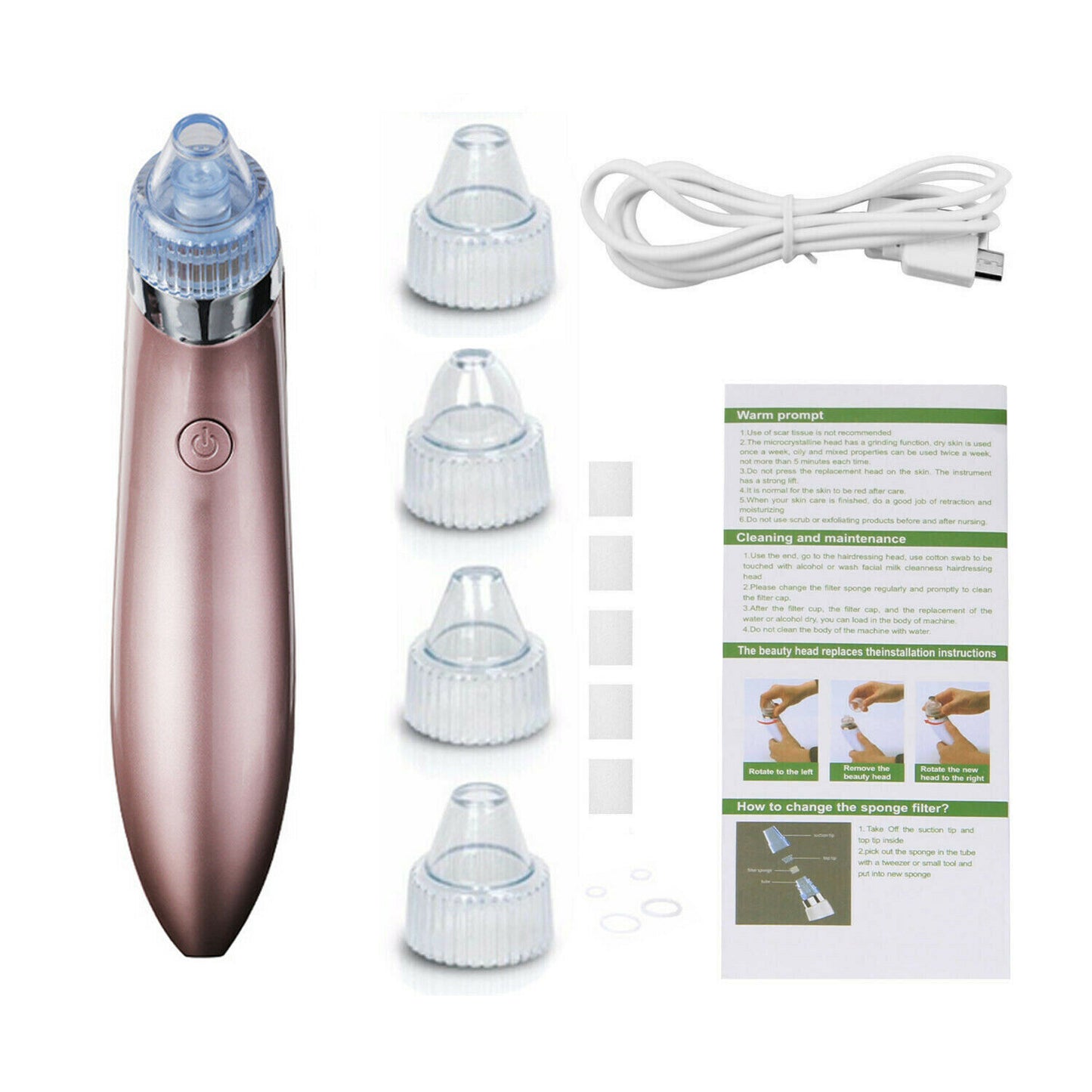 Electric Blackhead Vacuum Pore Cleaner 2.0